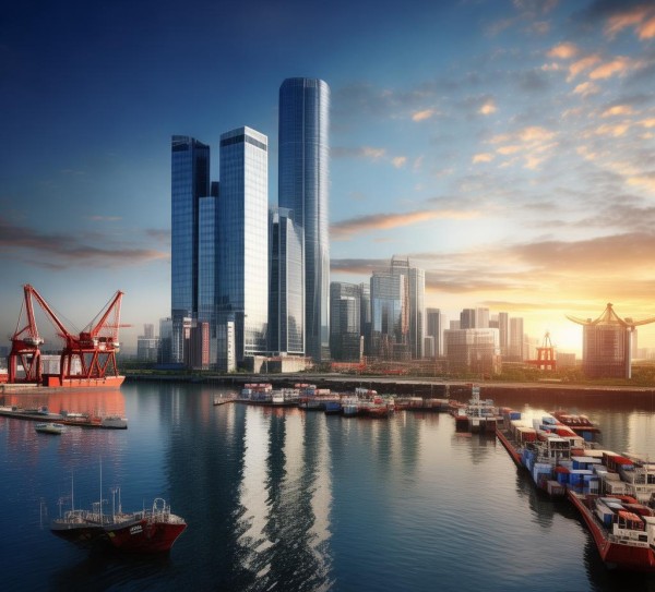 城陵矶新港区助力商海兴隆繁荣，商海兴隆未来正辉煌